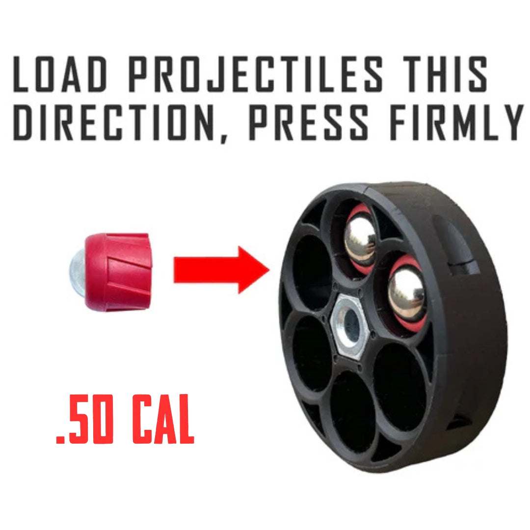 50 Cal Devastator Plus Buckshot high performance rounds